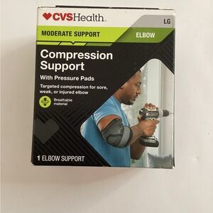 CVS Health Elbow Compression Support - Black